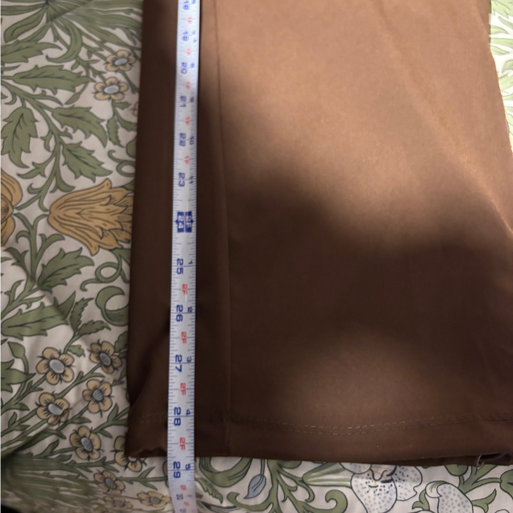 Mondetta Chocolate Brown Sleeveless Jumpsuit with Corded Ankles and Tie Waist XS - Picture 14 of 16
